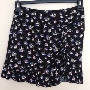 floral print skirt,  L
